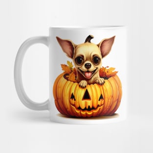 Chihuahua Dog inside Pumpkin #2 Mug